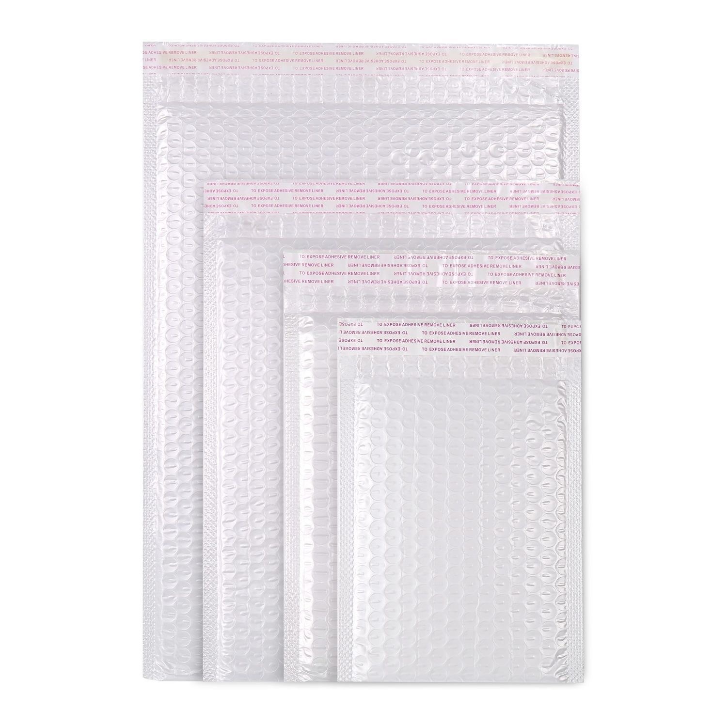 Thickened co-extruded film white bubble envelope bag shockproof bubble bag for express packaging