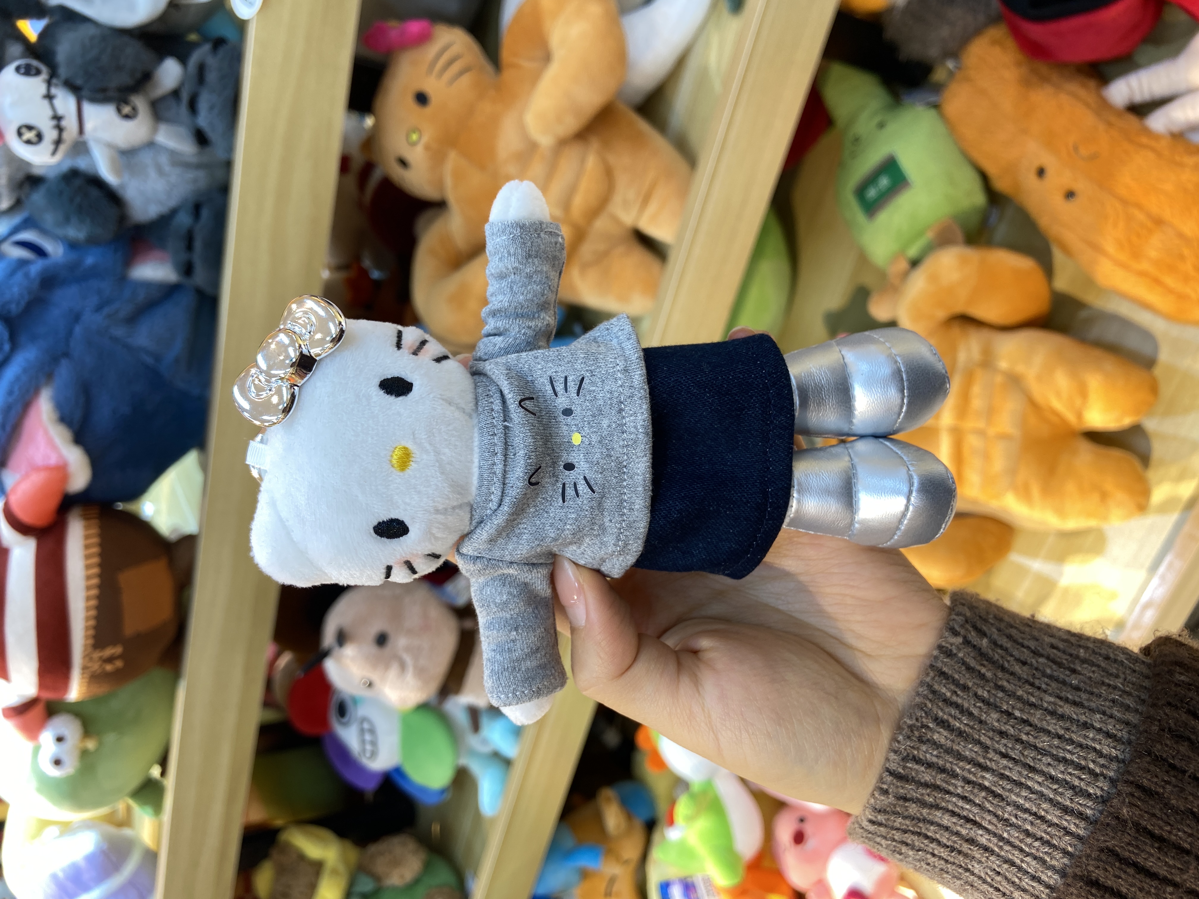 HAOHAO 哈喽kt长腿kt毛绒挂件包挂车挂