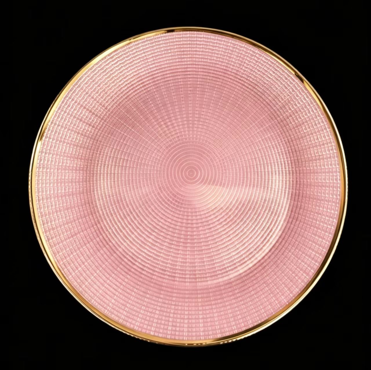 Daily necessities Glass bowl glass plate cake snack plate fruit salad bowl glass charger plate glass bowl Stemmed p detail image 11