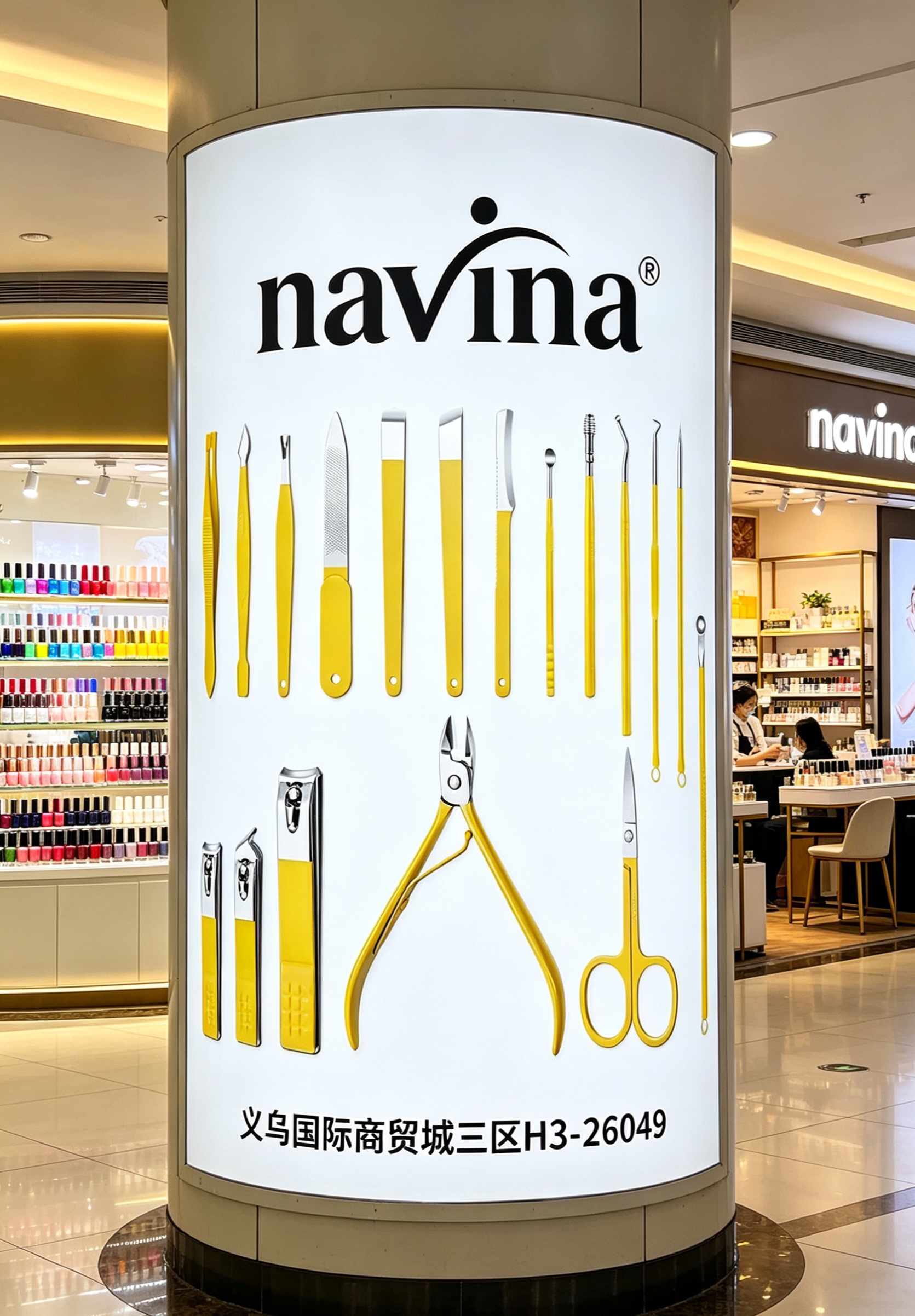 navina advea beauty set herramientas 18pcs set cremallera de alta calidad para el hogar viaje detail image 13