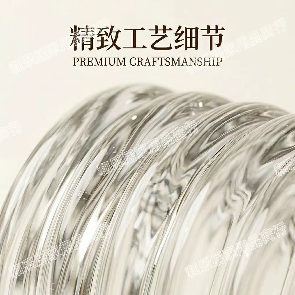Spiral-patterned glass honey jar with stirring rod, household jam bottle, food-grade storage jar detail image 4