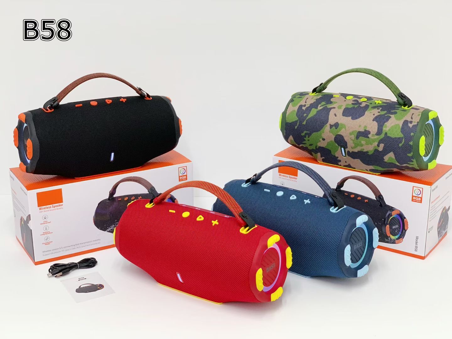 New arrival [rose] [celebrate] [present] [fireworks] [celebrate] [celebrate] [celebrate] models: B58 portable portable bluetooth 5.3 details Picture