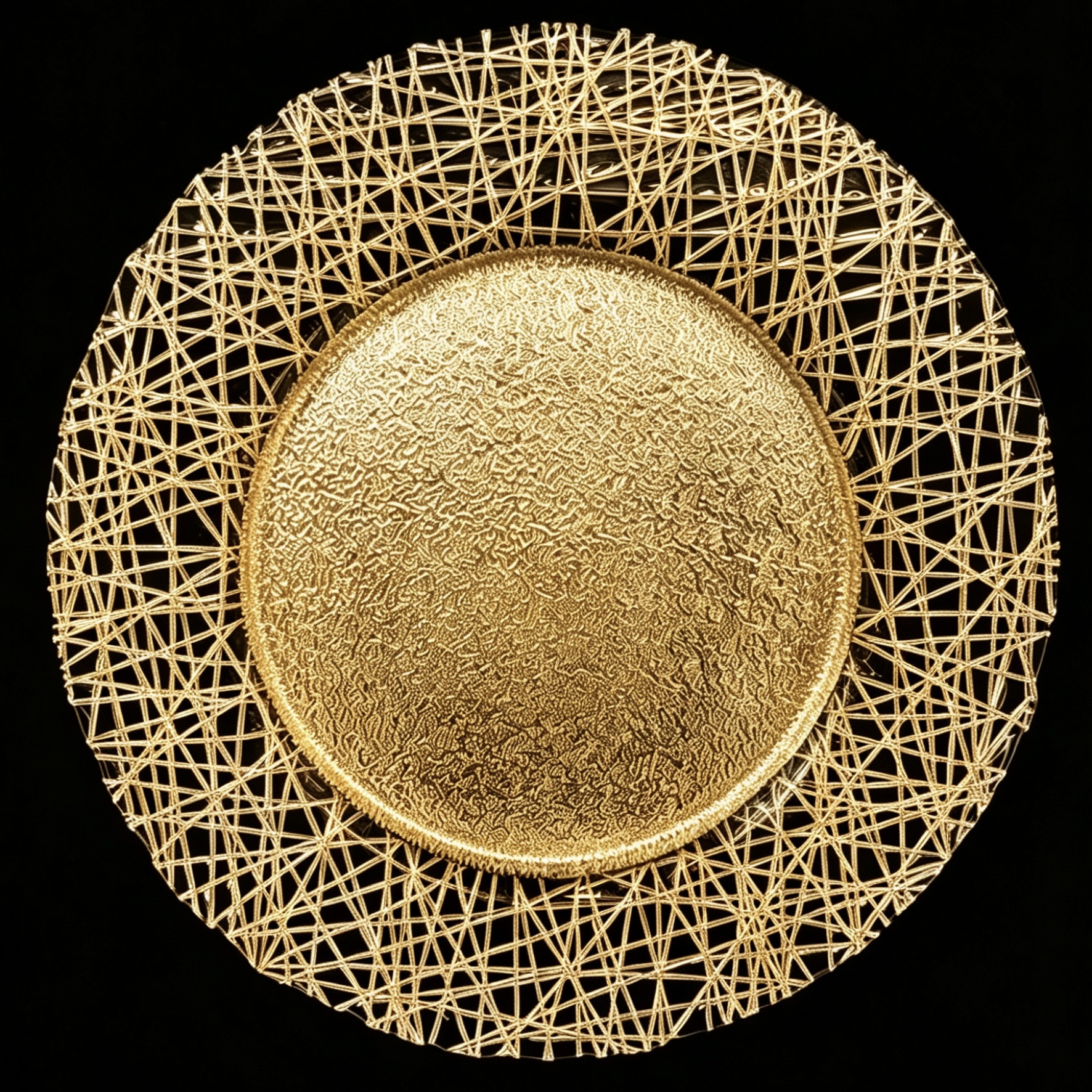 Glass charger plate stemmed plate glass table pad plate table decoration tableware glass plate glass fruit plate tableware details Picture