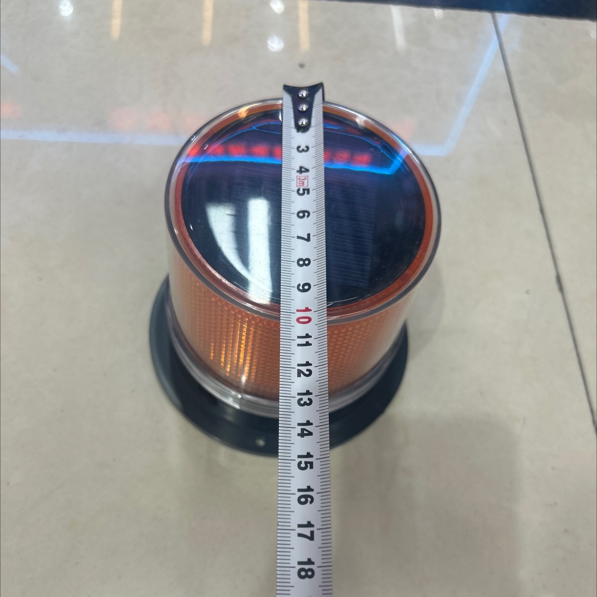 Solar panel with magnet traffic warning light YW6109 detail image 3