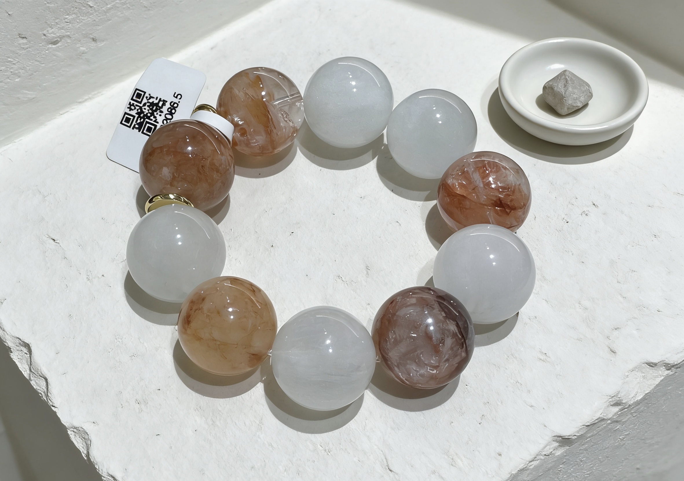 手链女款不规则百搭/黄金/手饰/施华洛/手串产品图