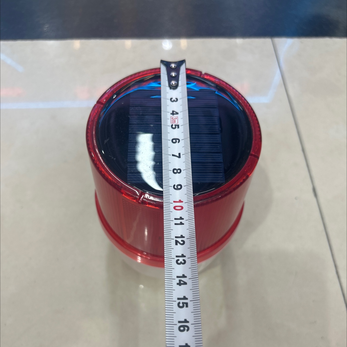 Solar panel traffic warning light 9101 Rotating light detail image 3