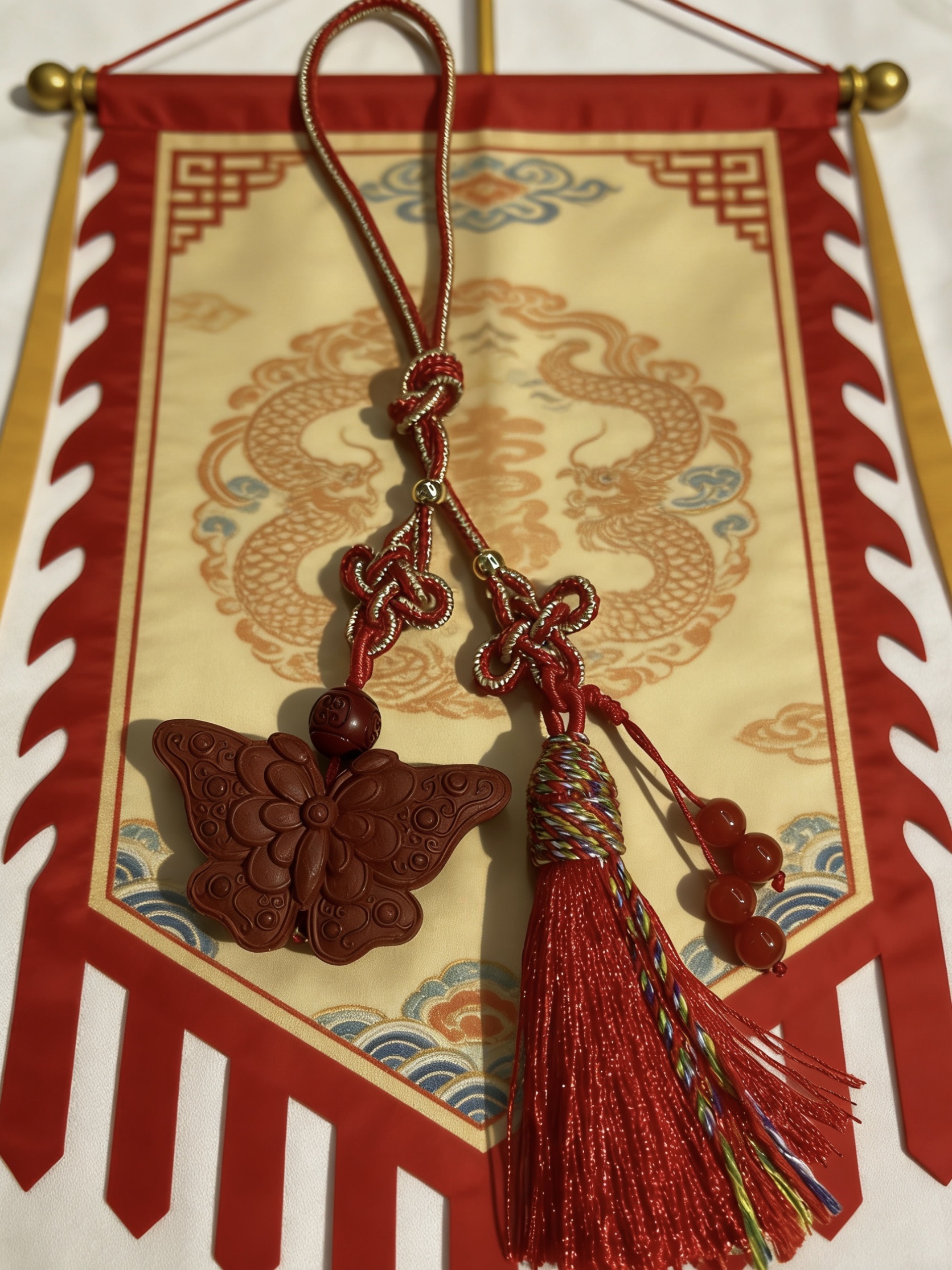婚庆用品中国风/特色中国结小/中国结/中国结挂件/婚庆蝴蝶结布置细节图