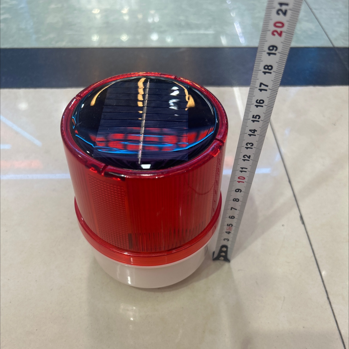 Solar panel traffic warning light 9101 Rotating light details Picture