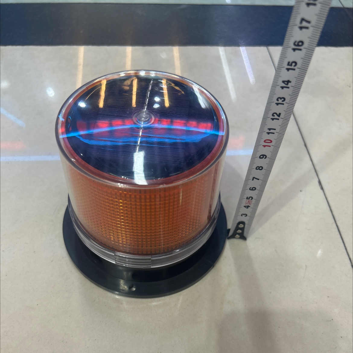 Solar panel with magnet traffic warning light YW6109 details Picture
