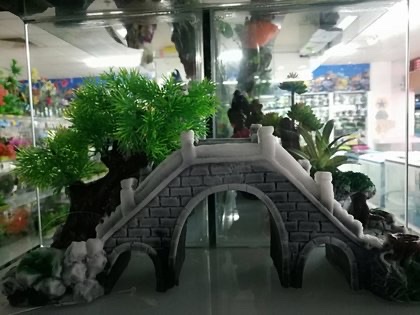灰色石桥创意家居装饰画 简约北欧风客厅卧室挂画