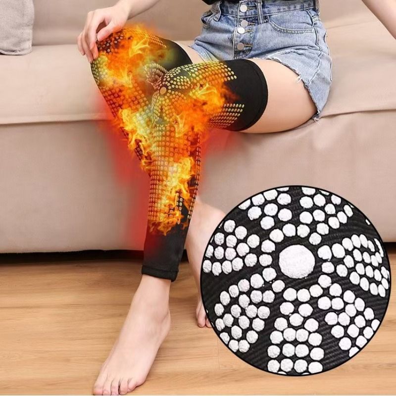 黑色艾草膝关节护具细节图