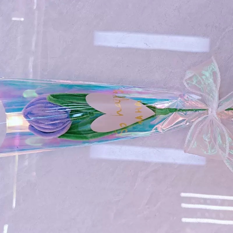 新款扭扭棒郁金香花束 配送生日情人节礼物手捧花婚礼装饰成品详情10