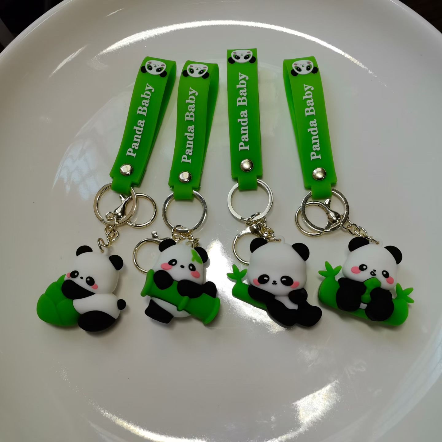 熊猫钥匙扣挂件钥匙扣