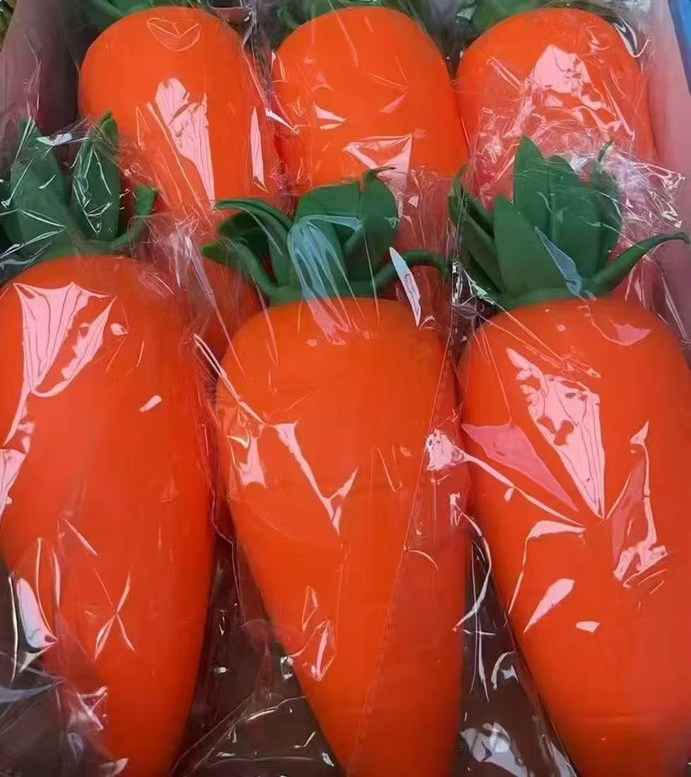 Slow rebound Carrot Squeeze Fun Stress-relieving toy, new and unique silicone texture, can be shaped