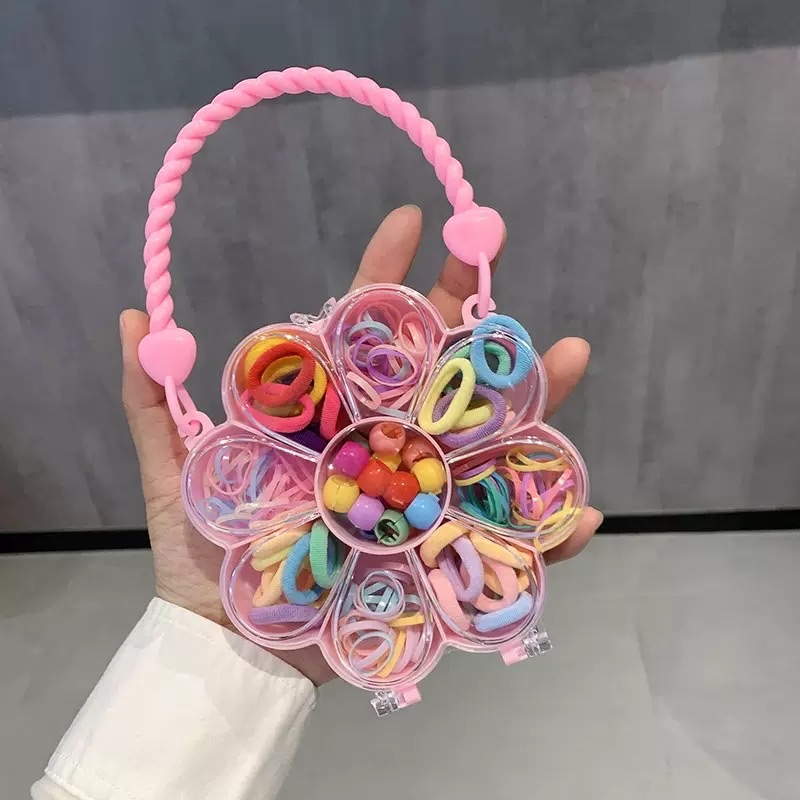 New children's little princess shoulder bag, hair tie and hairpin set, macaron hair rope and hairpin, cute hair accessory set, trendy toy accessory gift box, accessory gift box detail image 8