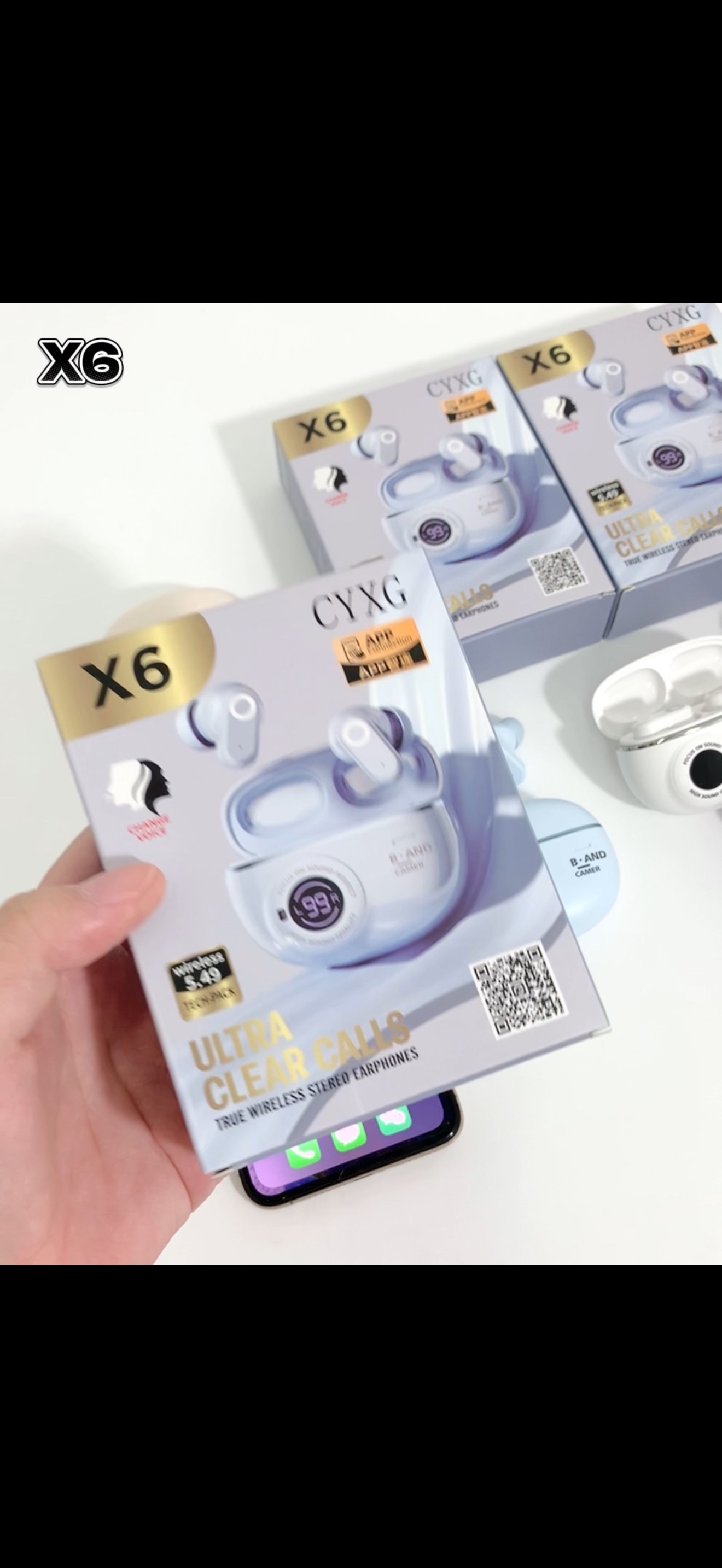📢 New arrivals - X8 camera 📷 short-handled over-ear Bluetooth headphones 🎧 black skin, purple and blue four colors in stock, exquisite electroplating process, small and fashionable, price advantage headphones, headphones, headphones, ears Application Scenario