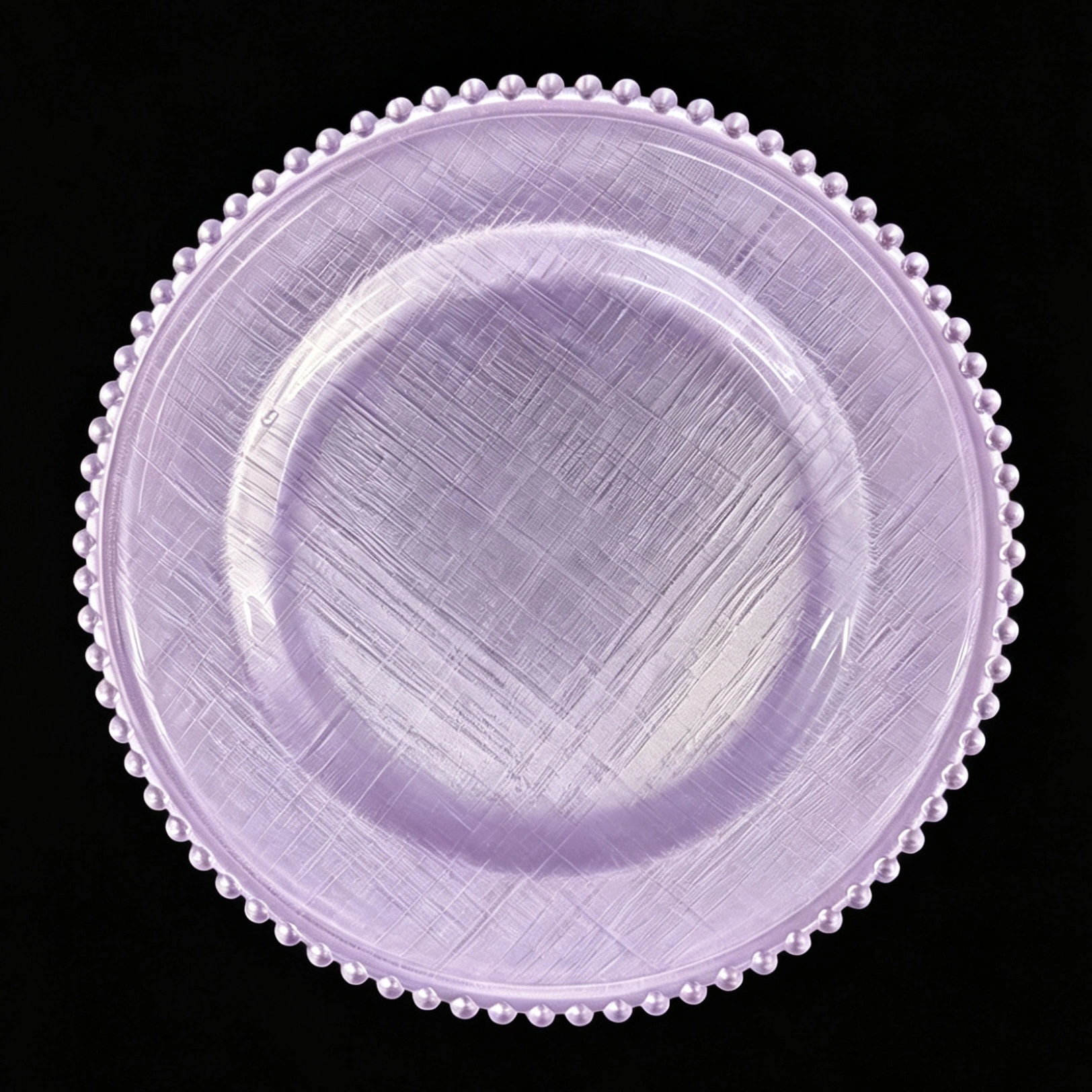 glass charger plate, table decoration plate, festival, wedding and party table plate detail image 6