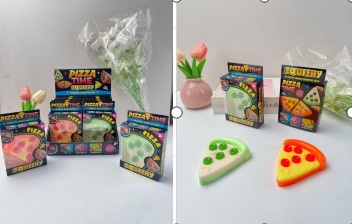 Pizza Kneading Fun, a new and unique stress-relieving toy, is a children's educational kneading toy