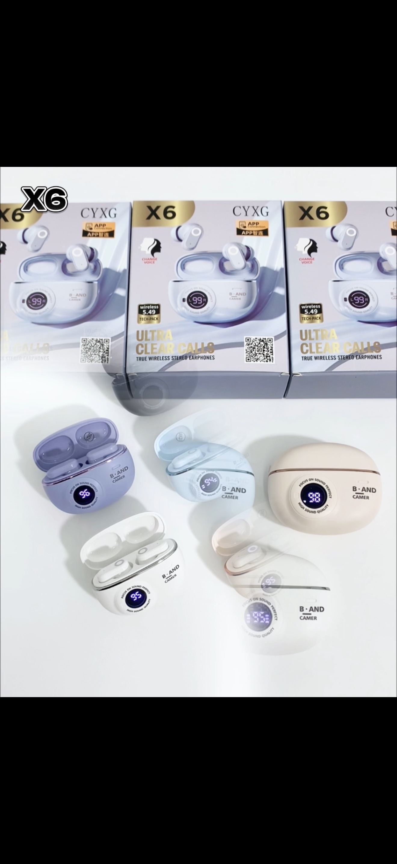 📢 New arrivals - X8 camera 📷 short-handled over-ear Bluetooth headphones 🎧 black skin, purple and blue four colors in stock, exquisite electroplating process, small and fashionable, price advantage headphones, headphones, headphones, ears details Picture