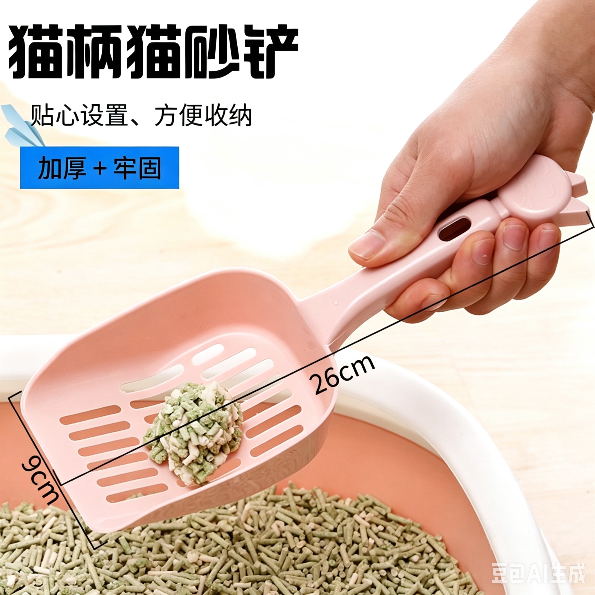 加厚加固便捷猫砂铲宠物用品图