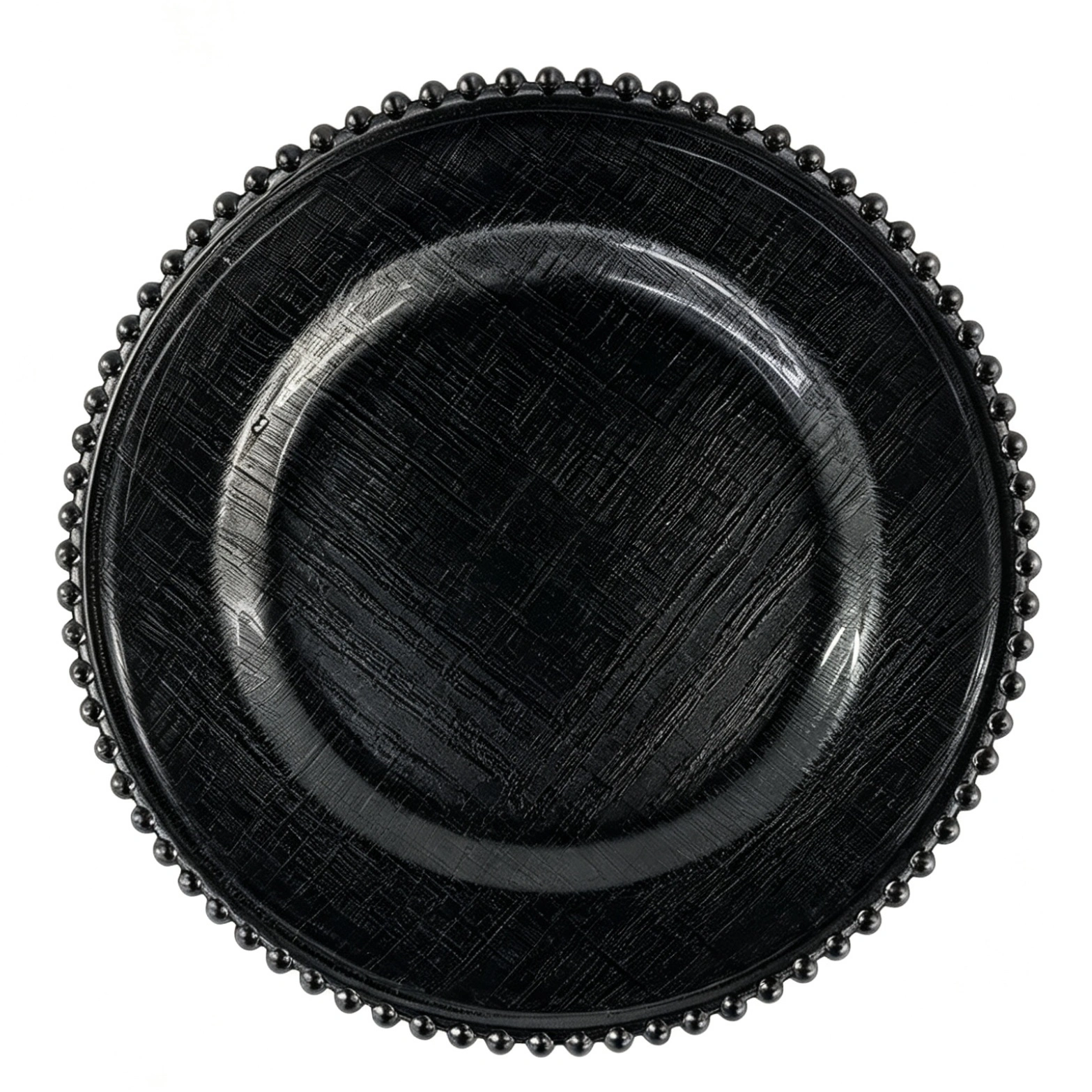 glass charger plate, table decoration plate, festival, wedding and party table plate detail image 7