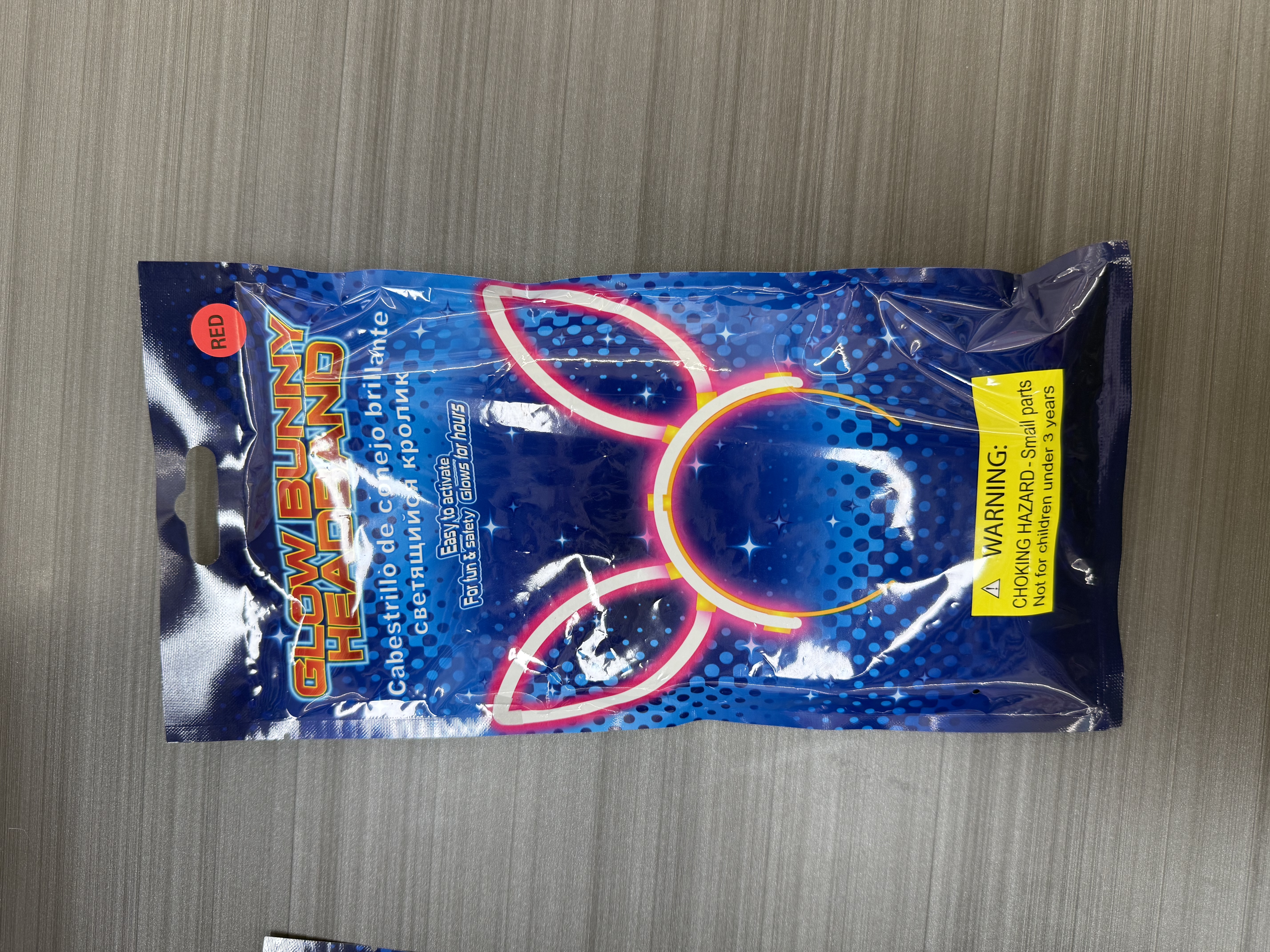 Concert support fluorescent rabbit ear headbands, bar night run luminous props, Halloween and Children's Day children's fluorescent hair accessories, disposable fluorescent sticks, rabbit ear headbands detail image 3