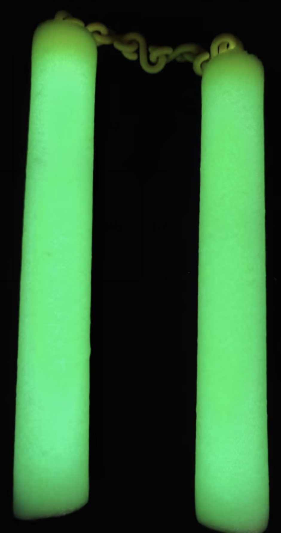 Soft foam luminous nunchucks, night stage fluorescent performance sticks, luminous nunchucks, fluorescent sticks, sponge, safe children's performance props Item Picture