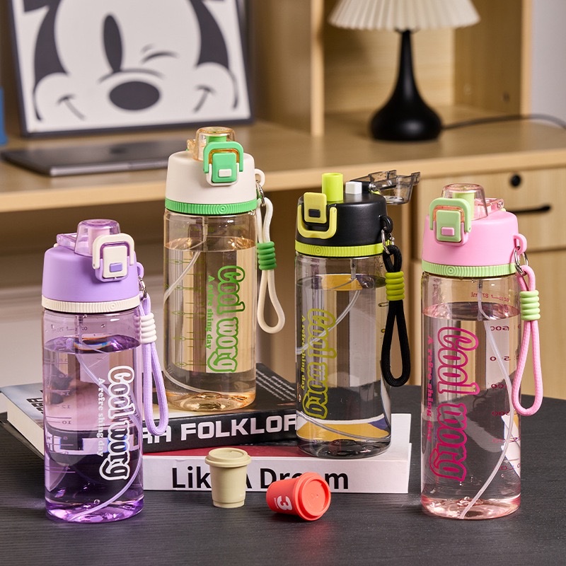 Wholesale of spray water cups, outdoor sports and military training water bottles, high-temperature resistant water spray cups for female junior high school children and students going to school Specification image