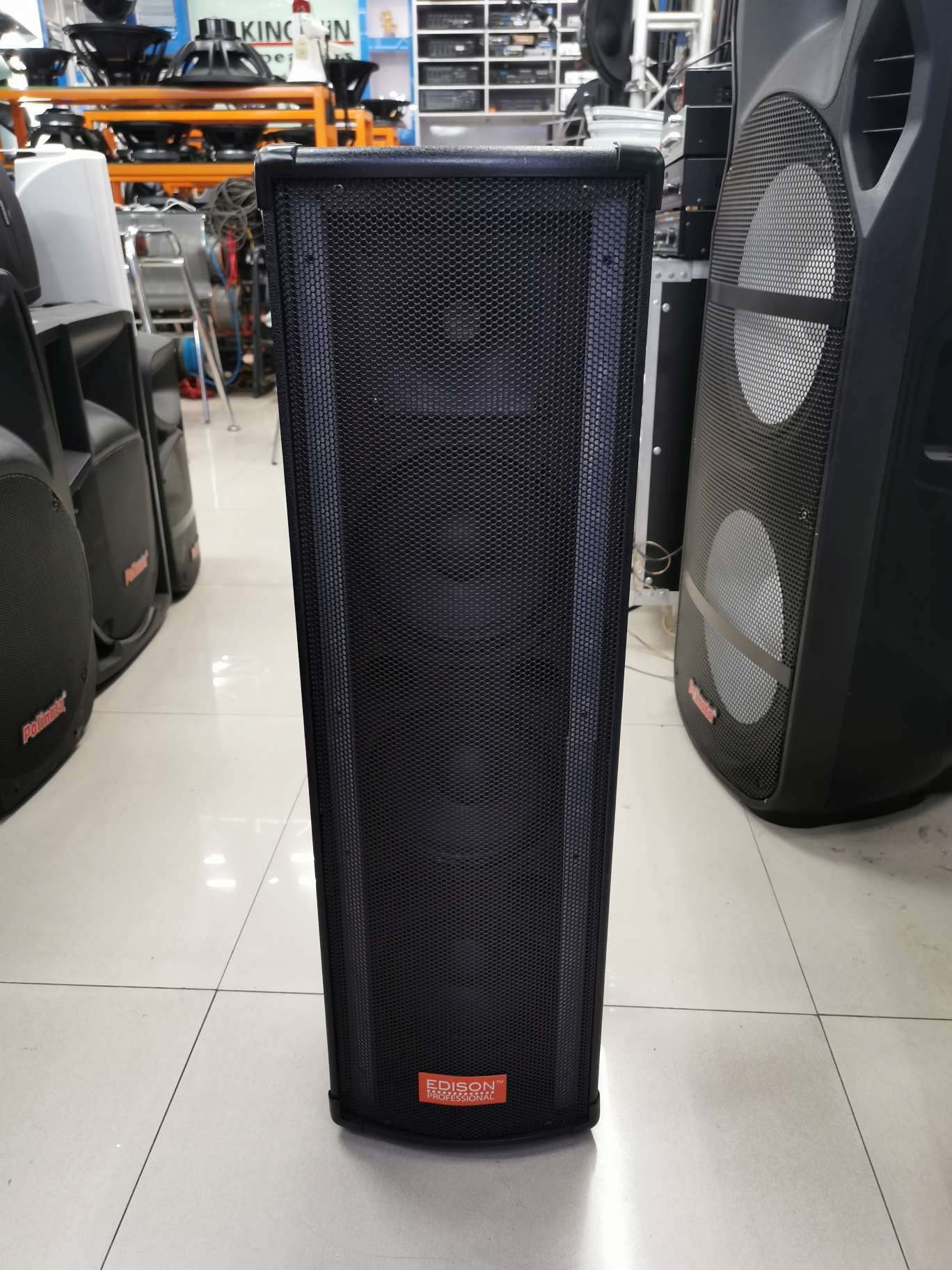 复古立式音箱 黑色音响 低音炮便携桌面音响