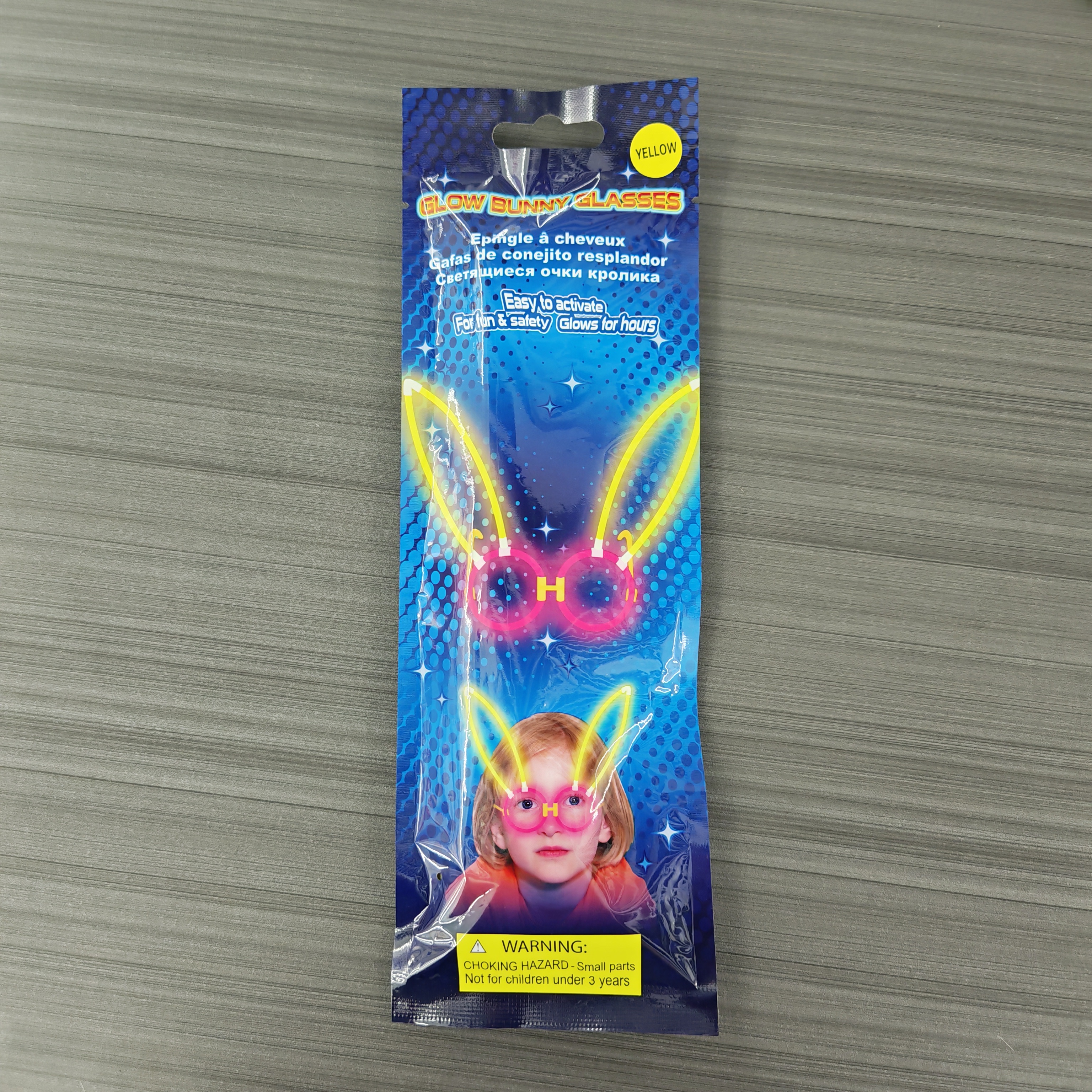 Creative design of fluorescent rabbit ear luminous glasses, night-luminous glasses, party and concert photo atmosphere props, children's street stall toys, popular rabbit ear fluorescent glasses, disposable luminous stick glasses, Mid-Autumn Festival detail image 3
