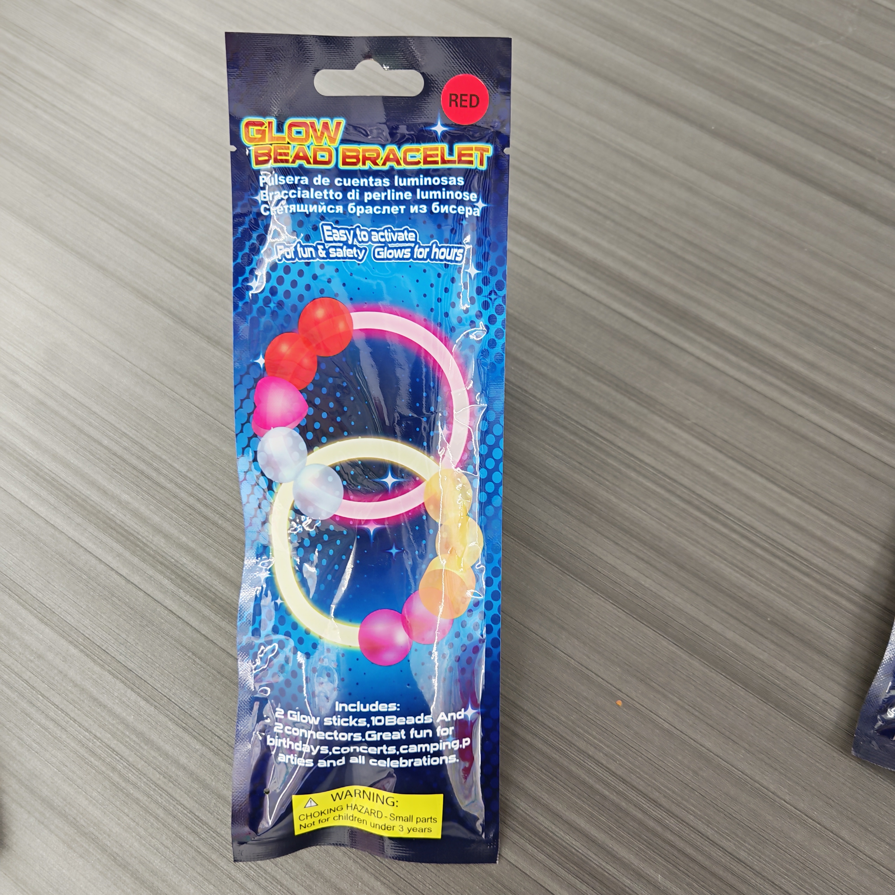 Double-ring luminous bell glow sticks, music festival atmosphere props wristbands, seven-color luminous bell wristbands, handheld flashing fluorescent rings for festival parties detail image 3