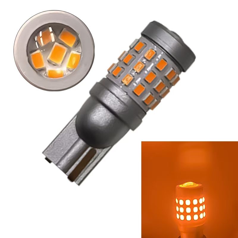 High-brightness automotive LED small light width indicator light T10 2016 42smd corridor light license plate light reading lens detail image 2