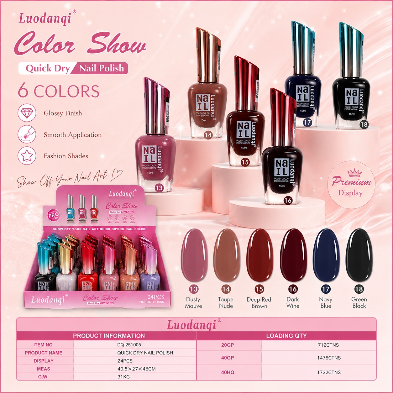 Cross-border exclusive nail polish, 2026 new style nail polish factory direct sales detail image 3
