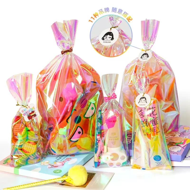 Colorful bags, candy paper detail image 5