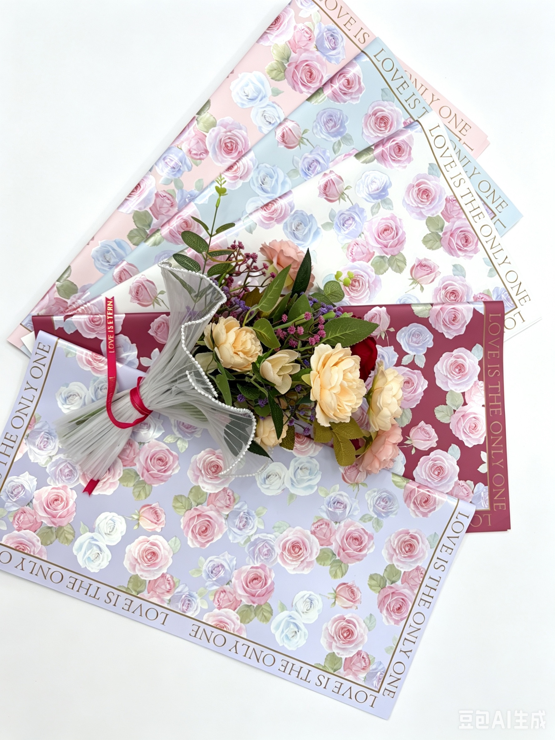 Flower packaging film packaging detail image 7