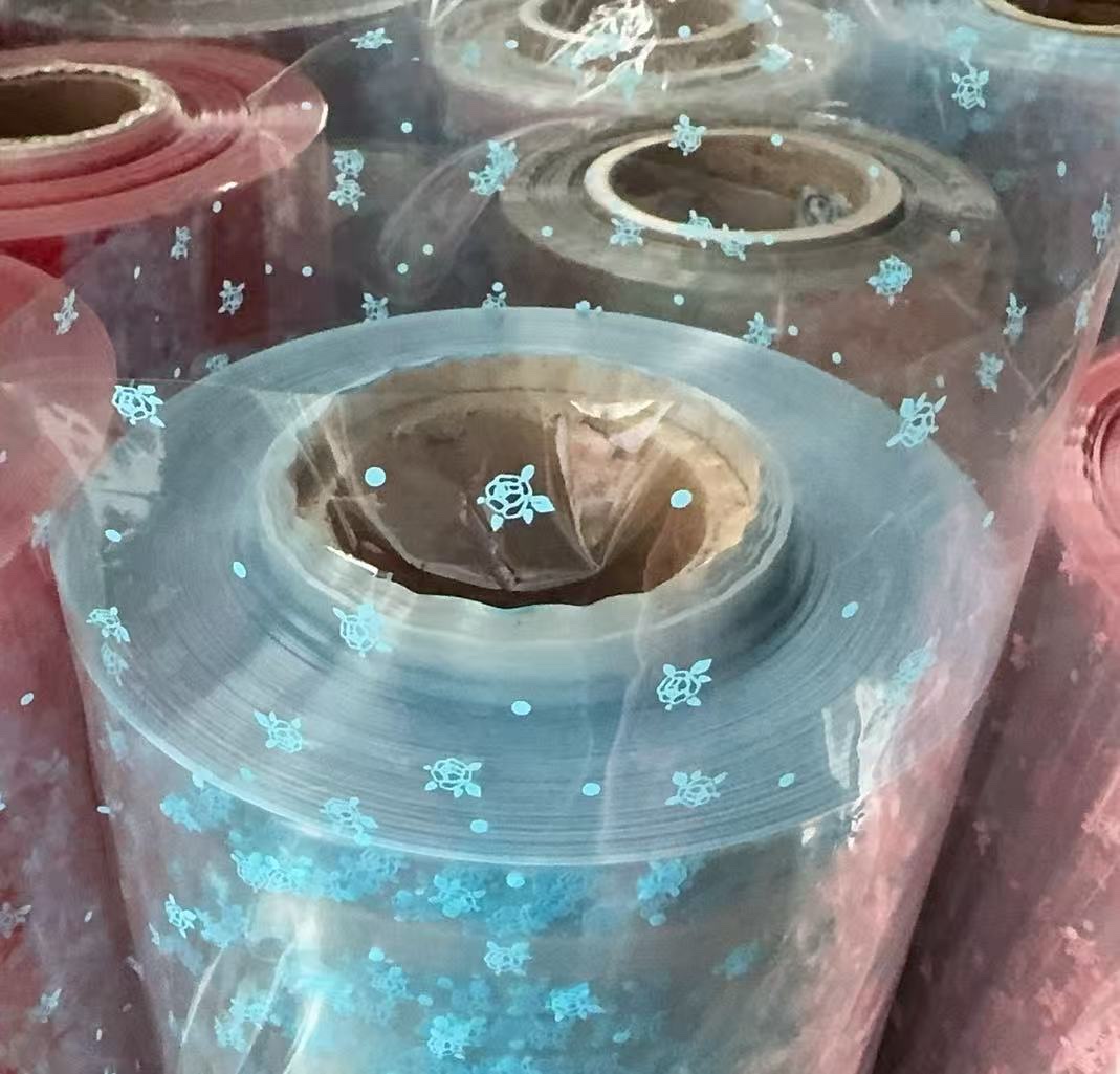 Transparent printed film