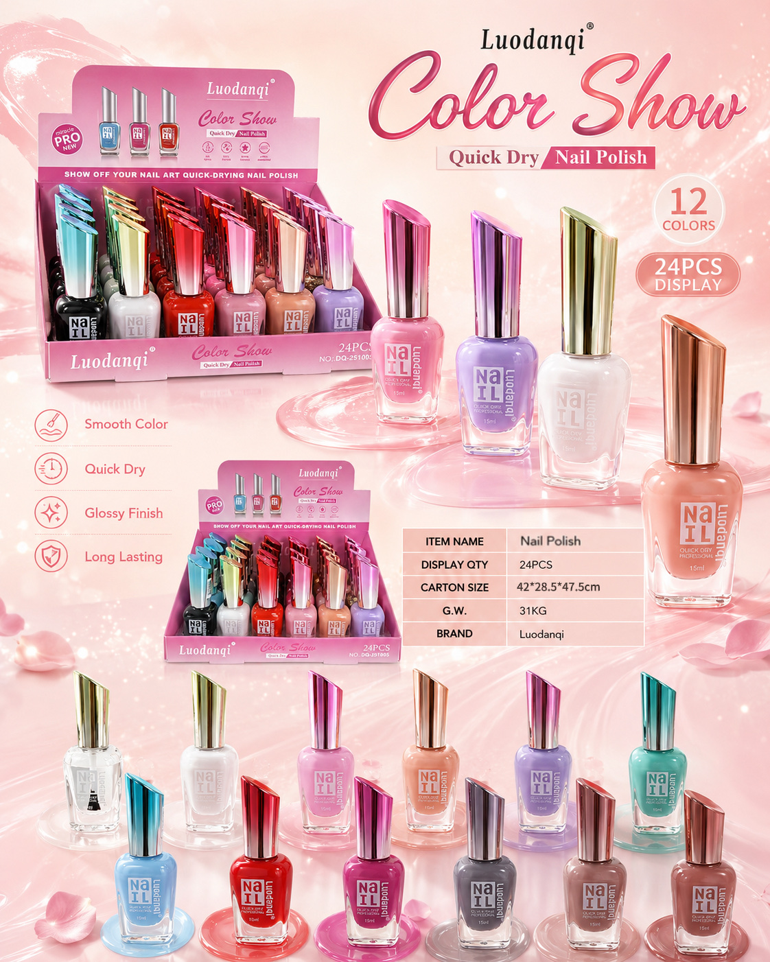 Cross-border exclusive nail polish, 2026 new style nail polish factory direct sales detail image 4