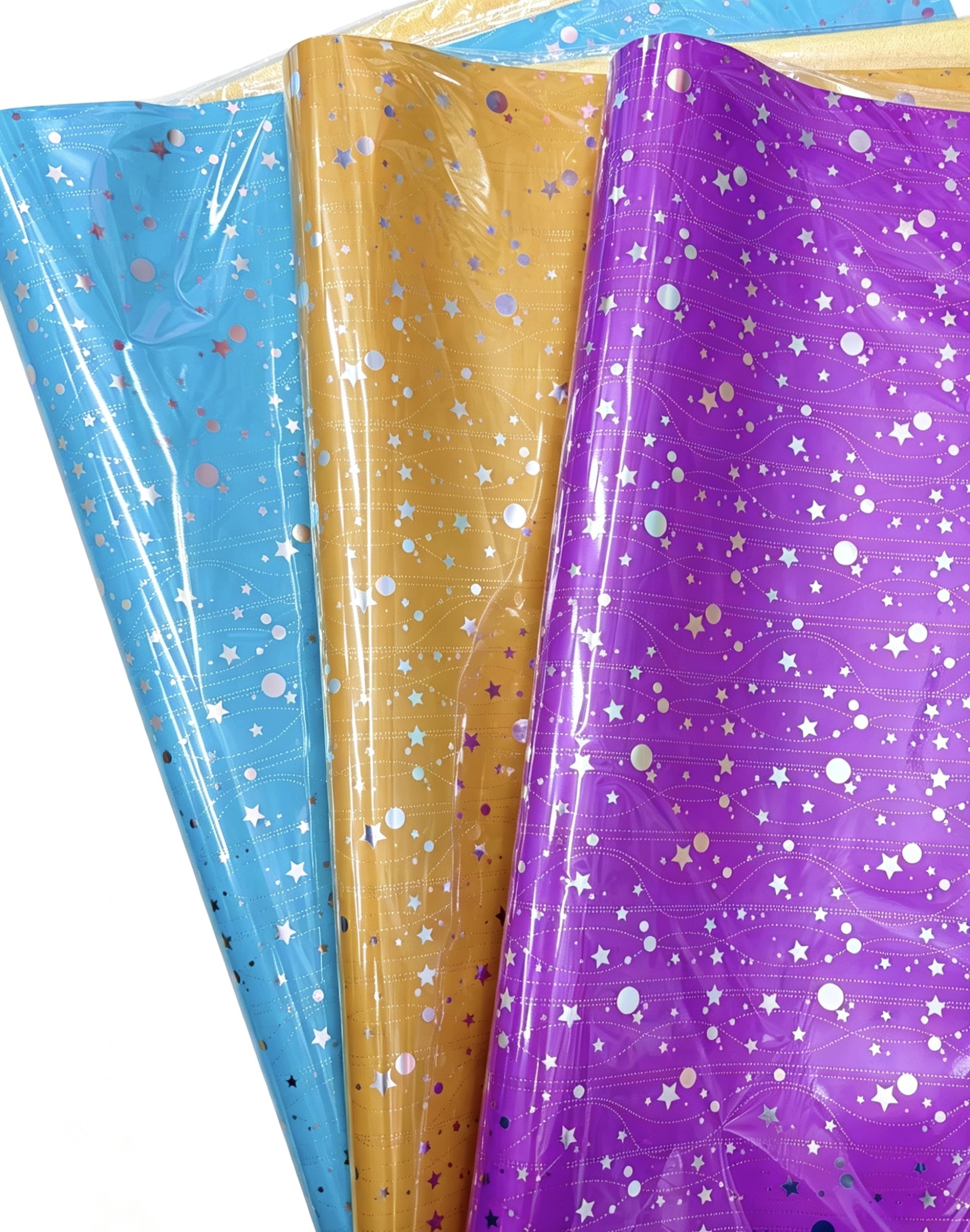 Aluminum-coated film, Aibei paper, printed film, gift wrapping paper Application Scenario
