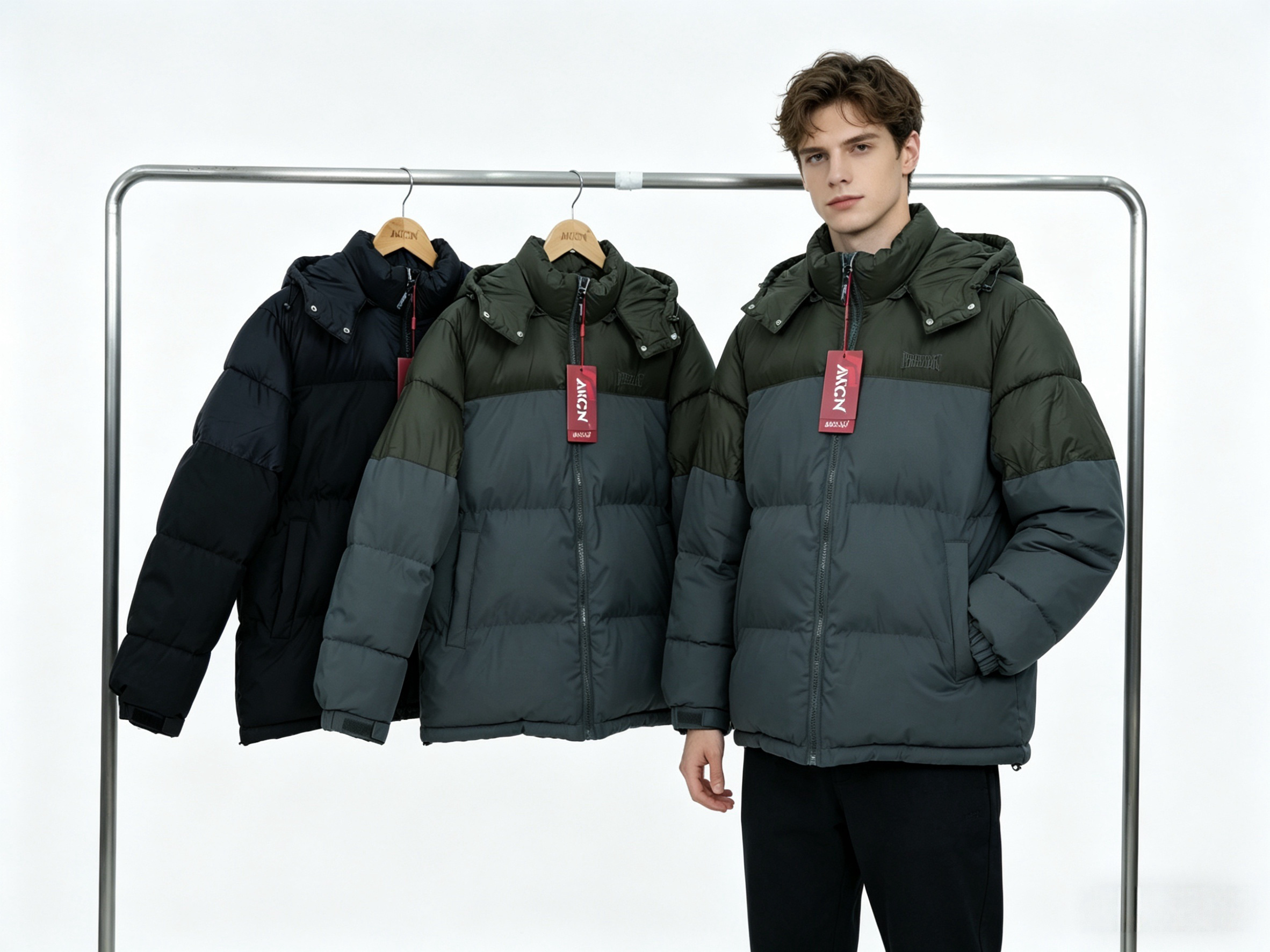 Men's cotton-padded jacket, thick and warm winter new style detail image 1
