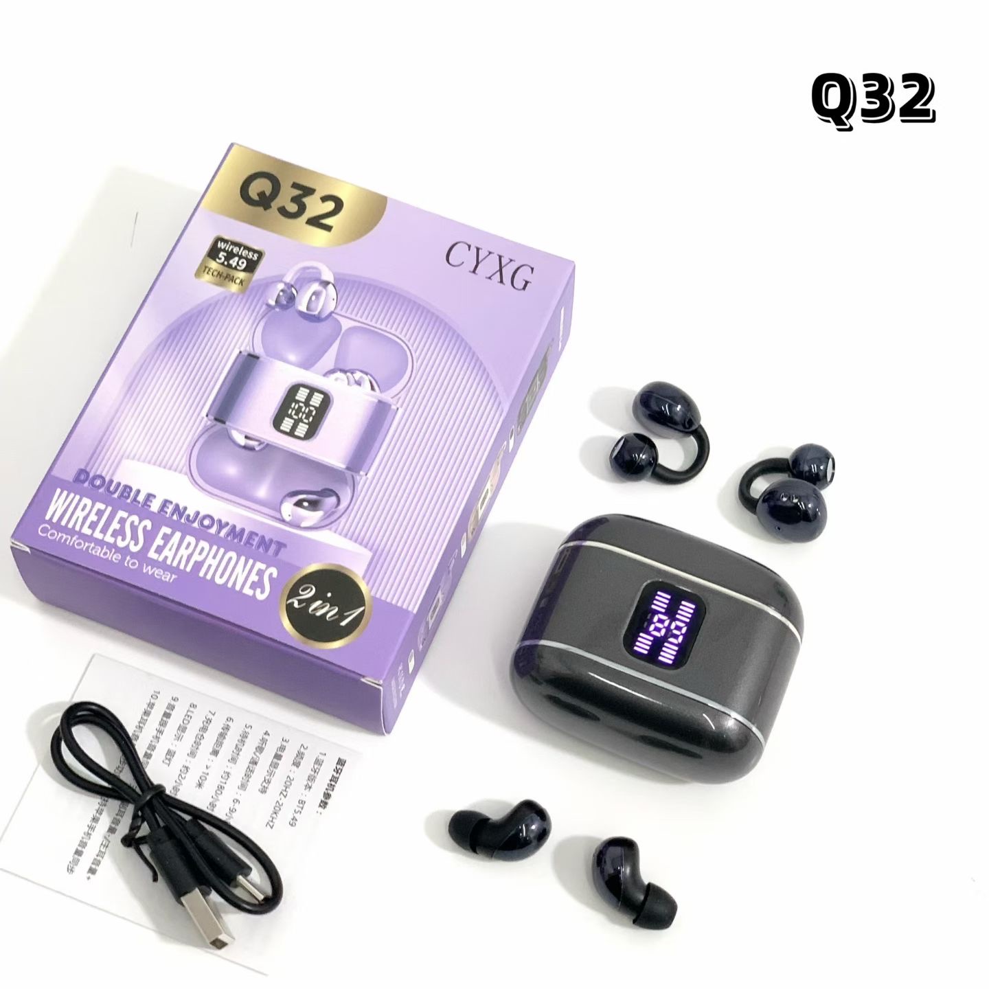 Q32 Twin process oil spraying ➕ electroplating four-in-one 🎧 black skin purple three-color Application Scenario