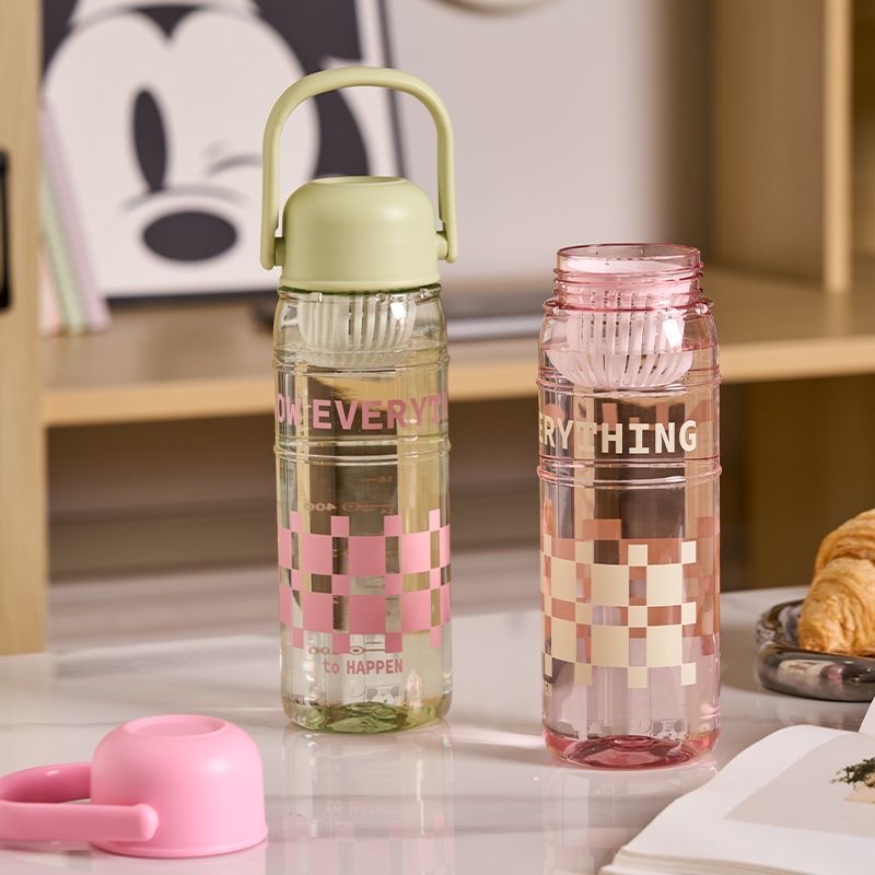 New summer high-appearancelevel sports large-capacity space cup, transparent internet-famous outdoor student campus portable water cup detail image 4