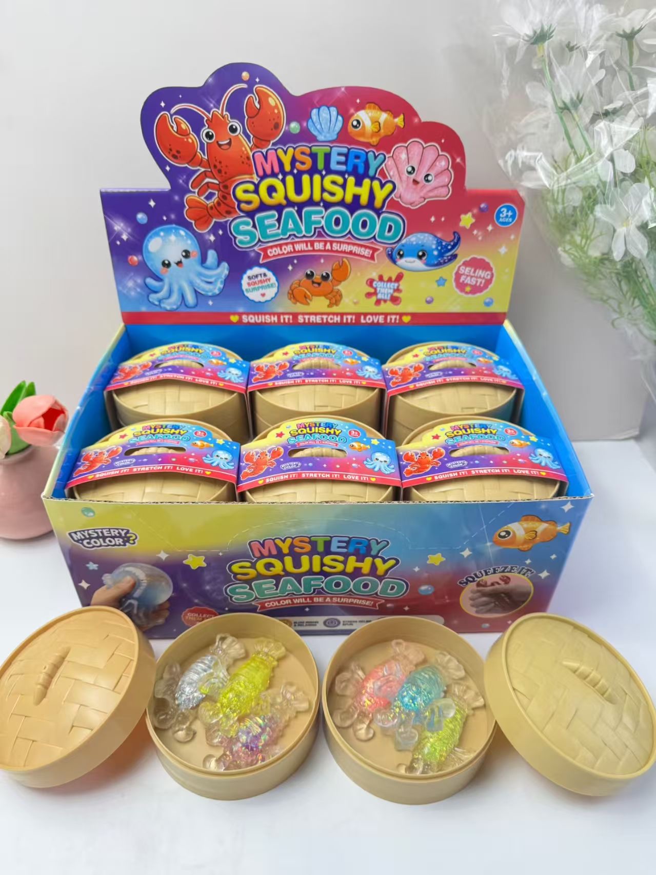 Seafood and lobster kneading Fun Slow Rebound New and Unique Toy Kneading Fun Stress-relieving toy