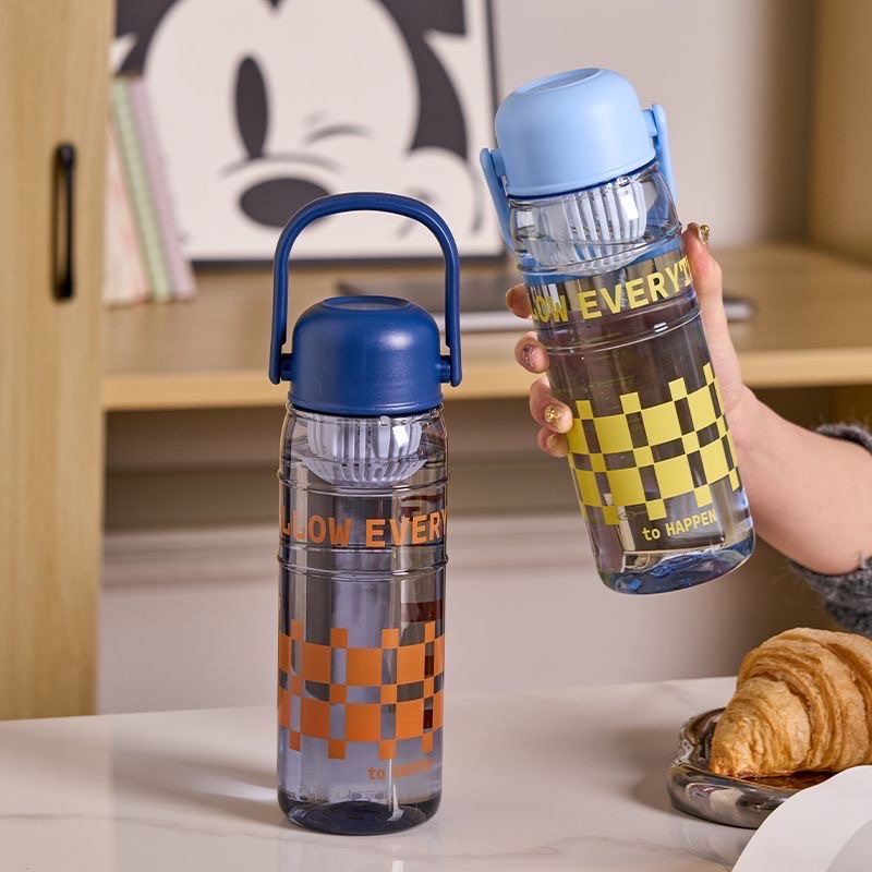 New summer high-appearancelevel sports large-capacity space cup, transparent internet-famous outdoor student campus portable water cup detail image 5