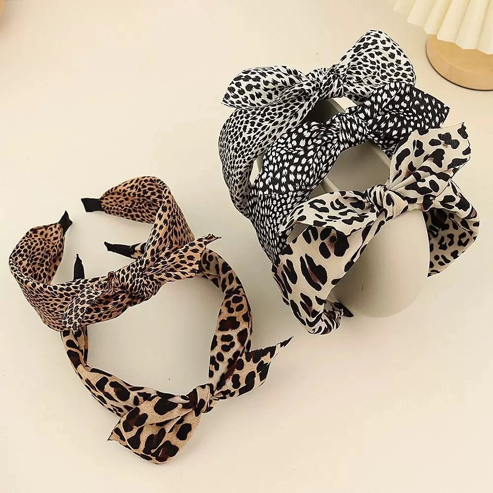 Korean-style patchwork polka dot hair band, women's headwear, hair accessory, hair band detail image 2