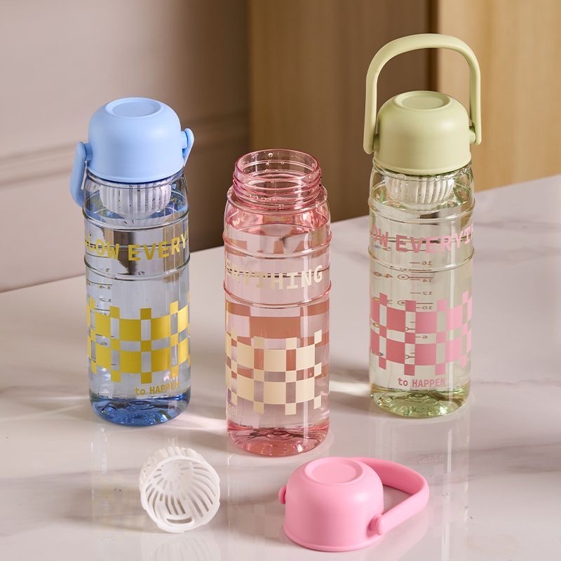 New summer high-appearancelevel sports large-capacity space cup, transparent internet-famous outdoor student campus portable water cup details Picture