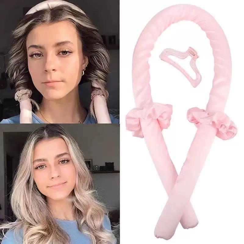 The no-heat curling iron is a lazy person's magic tool. It won't hurt the hair of women who sleep lazily. It is a curling iron for styling and wavy hair Specification image