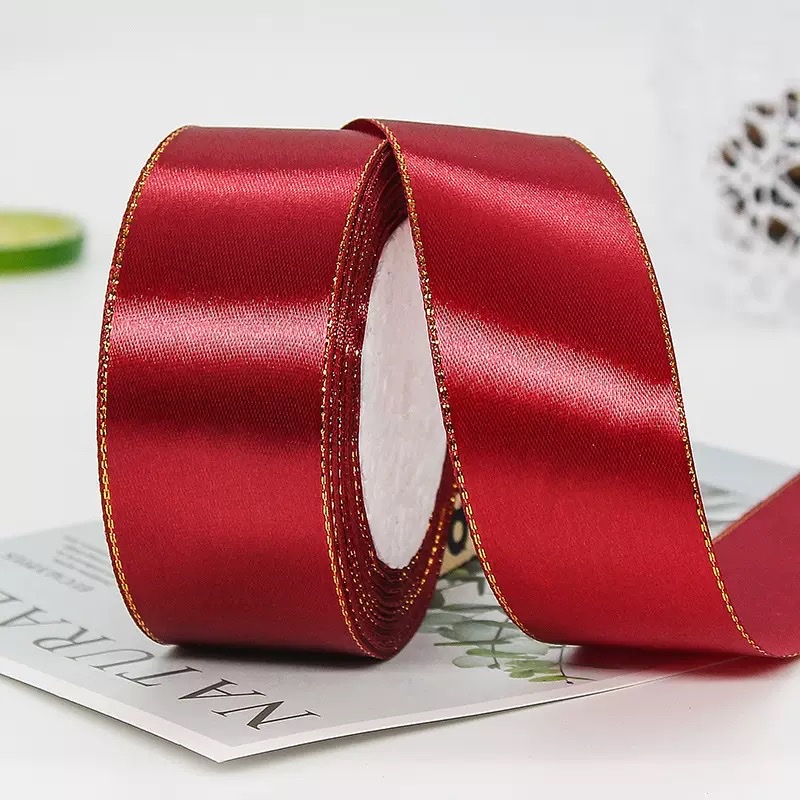 Gold-rimmed ribbon detail image 7