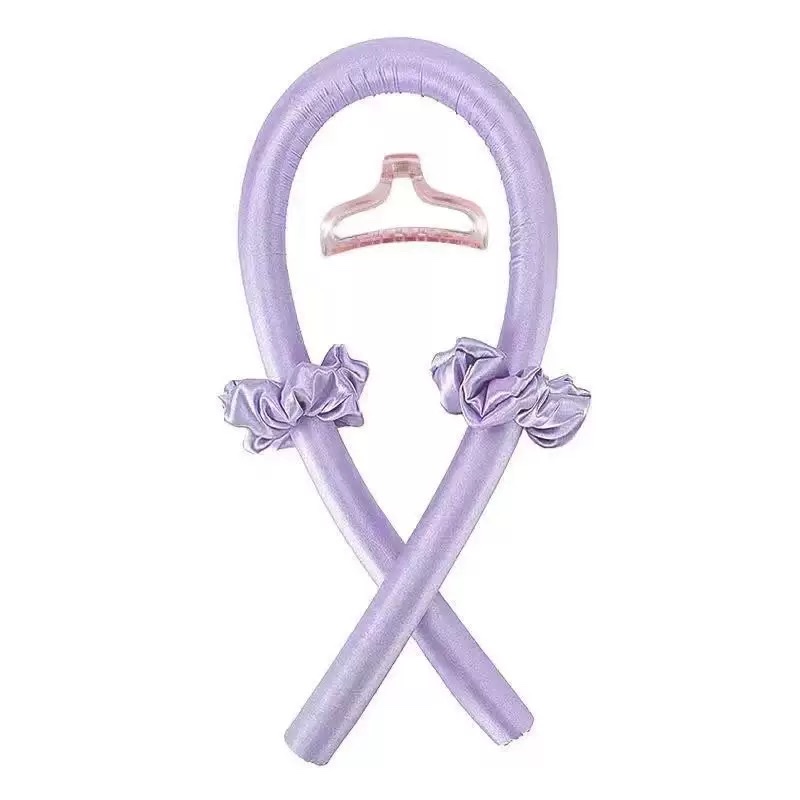 Cross-border non-heating curling iron, non-heating curling device, large wave sleep curling wonder, hair band set, hair clip, women's fluffy curling device, hair accessory detail image 7
