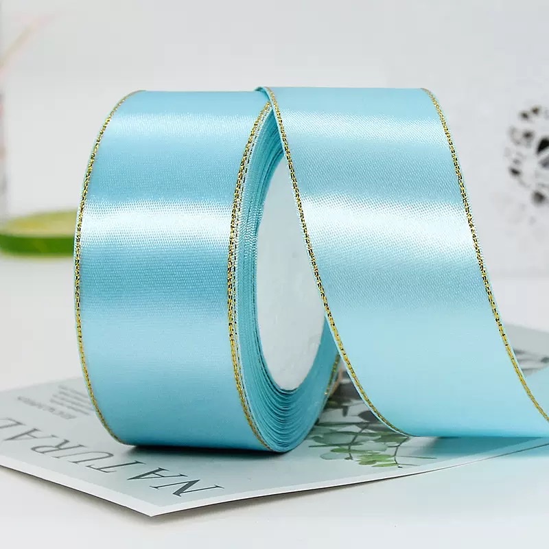 Gold-rimmed ribbon detail image 9