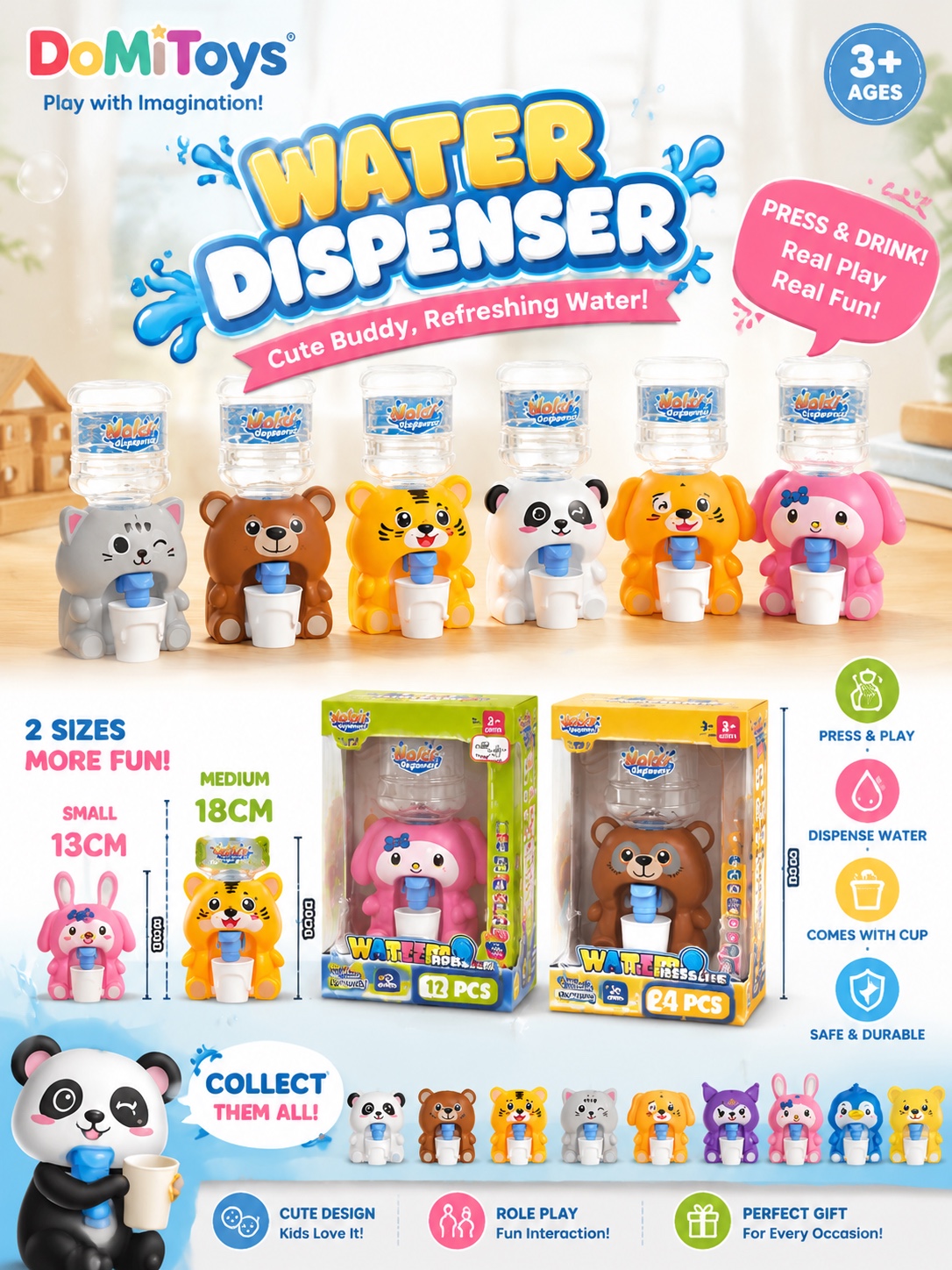 Play house toy set, children's role-playing simulation kitchen and dining room toys details Picture